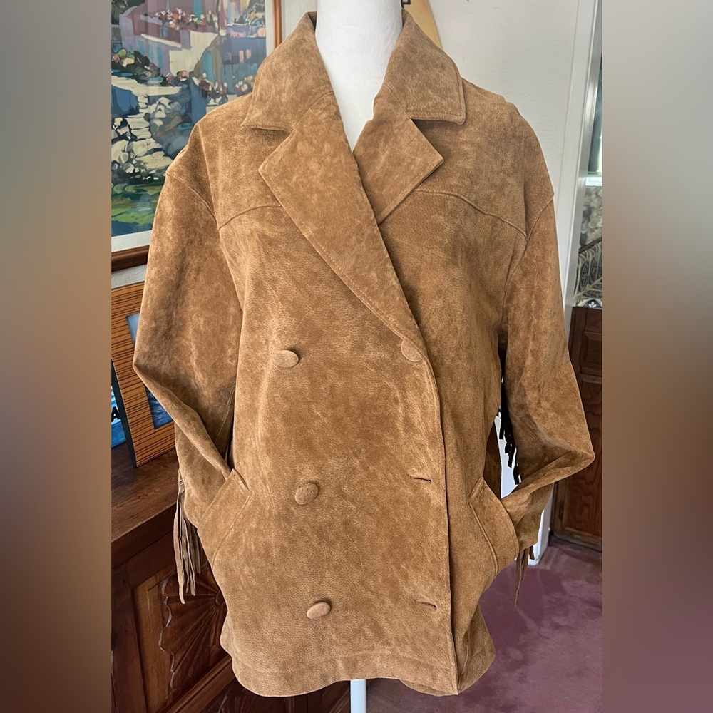 NWT BLANK NYC SUEDE FRINGE JACKET 💕💕 - Picture 4 of 8